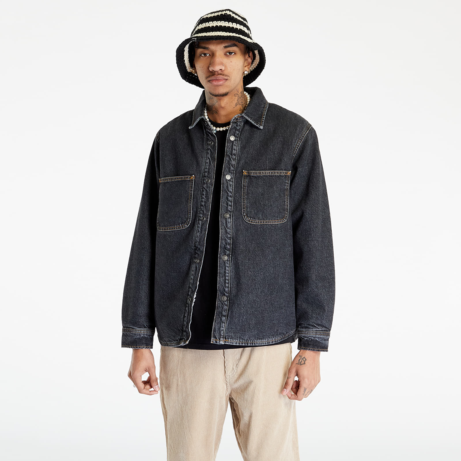 Insulated denim shirt new arrivals