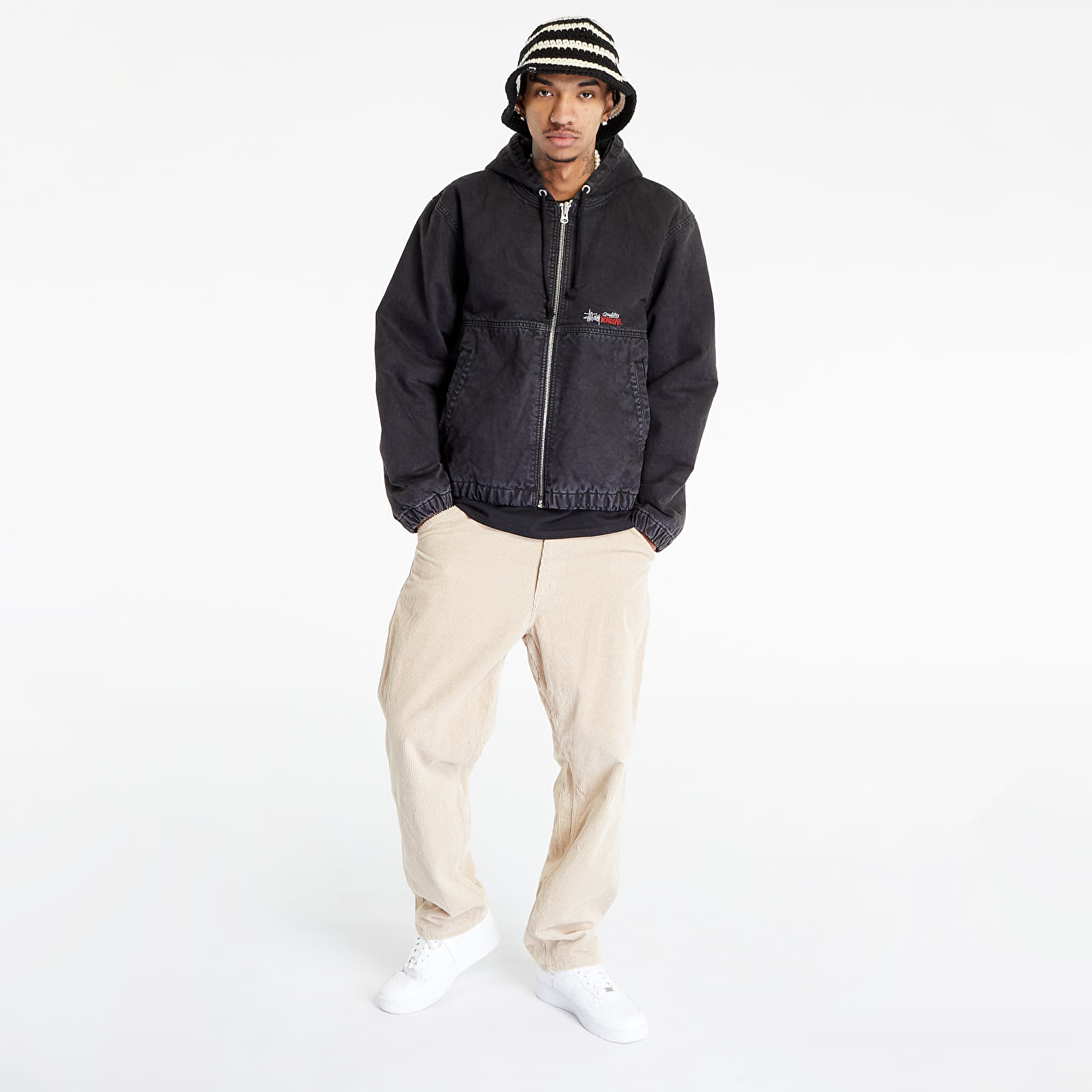 Jackets Stüssy Double Dye Work Jacket UNISEX Black | Footshop