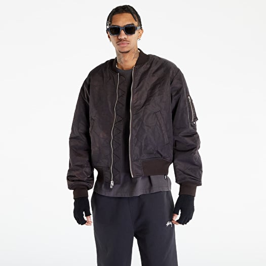 Bomber Jackets Stüssy Dyed Nylon Bomber UNISEX Dark Brown
