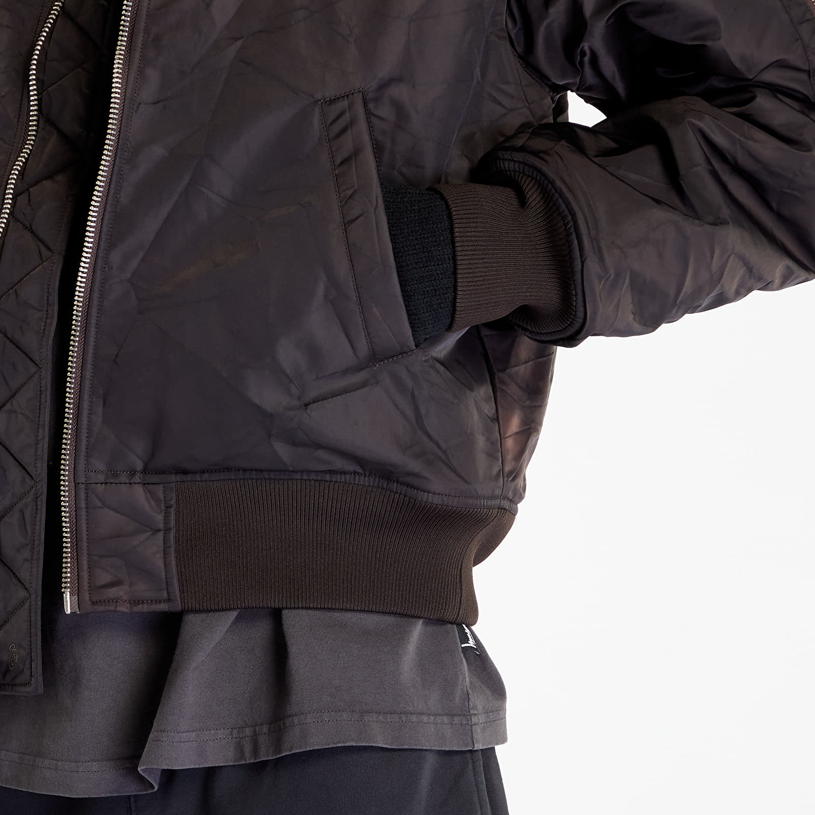 Bomber Jackets Stüssy Dyed Nylon Bomber UNISEX Dark Brown