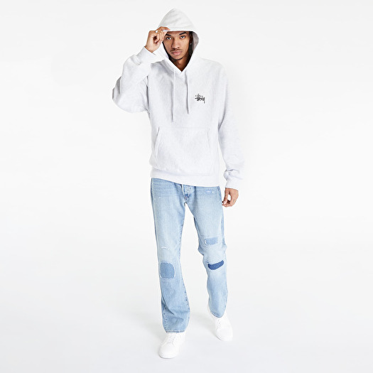Hoodies and sweatshirts Stussy Basic Stussy Hoodie UNISEX Ash Heather Footshop