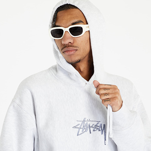 Stussy stock discount logo applique hoodie