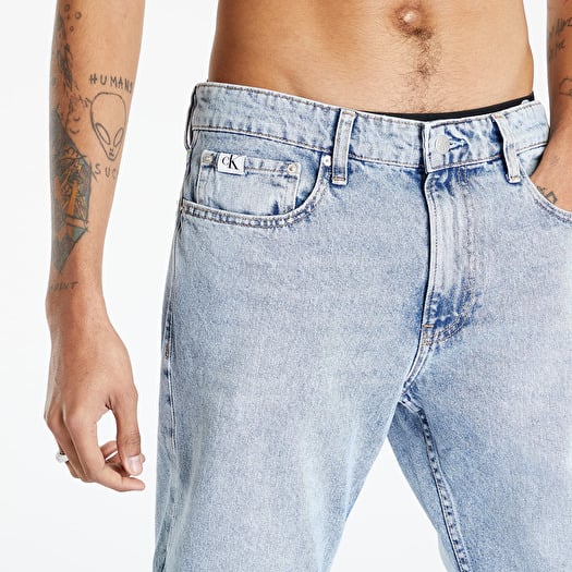 Blugi Calvin Klein Jeans Authentic Straight Pants Blue | Footshop