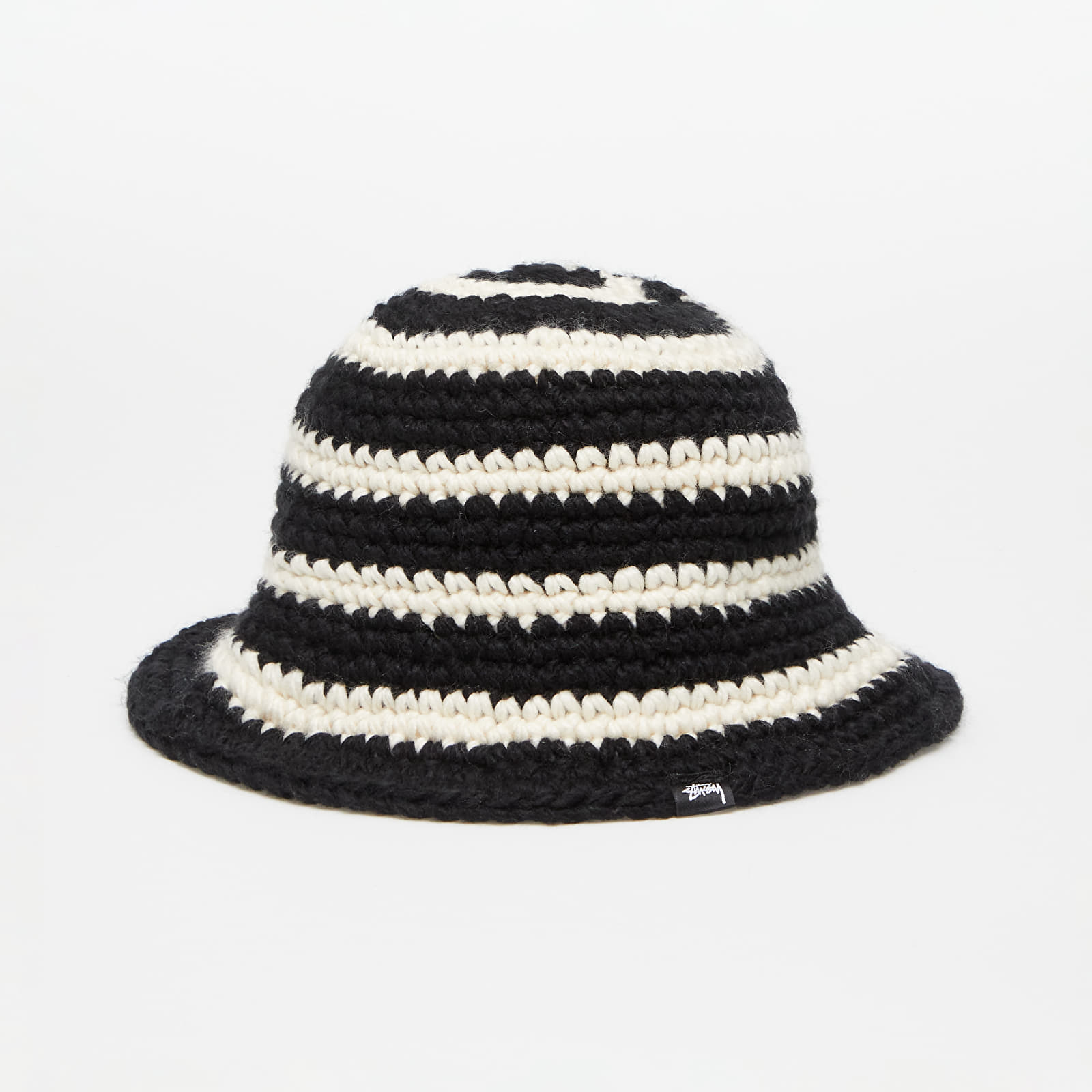 Bucket hats Stüssy Swirl Knit Bucket Hat Black | Footshop