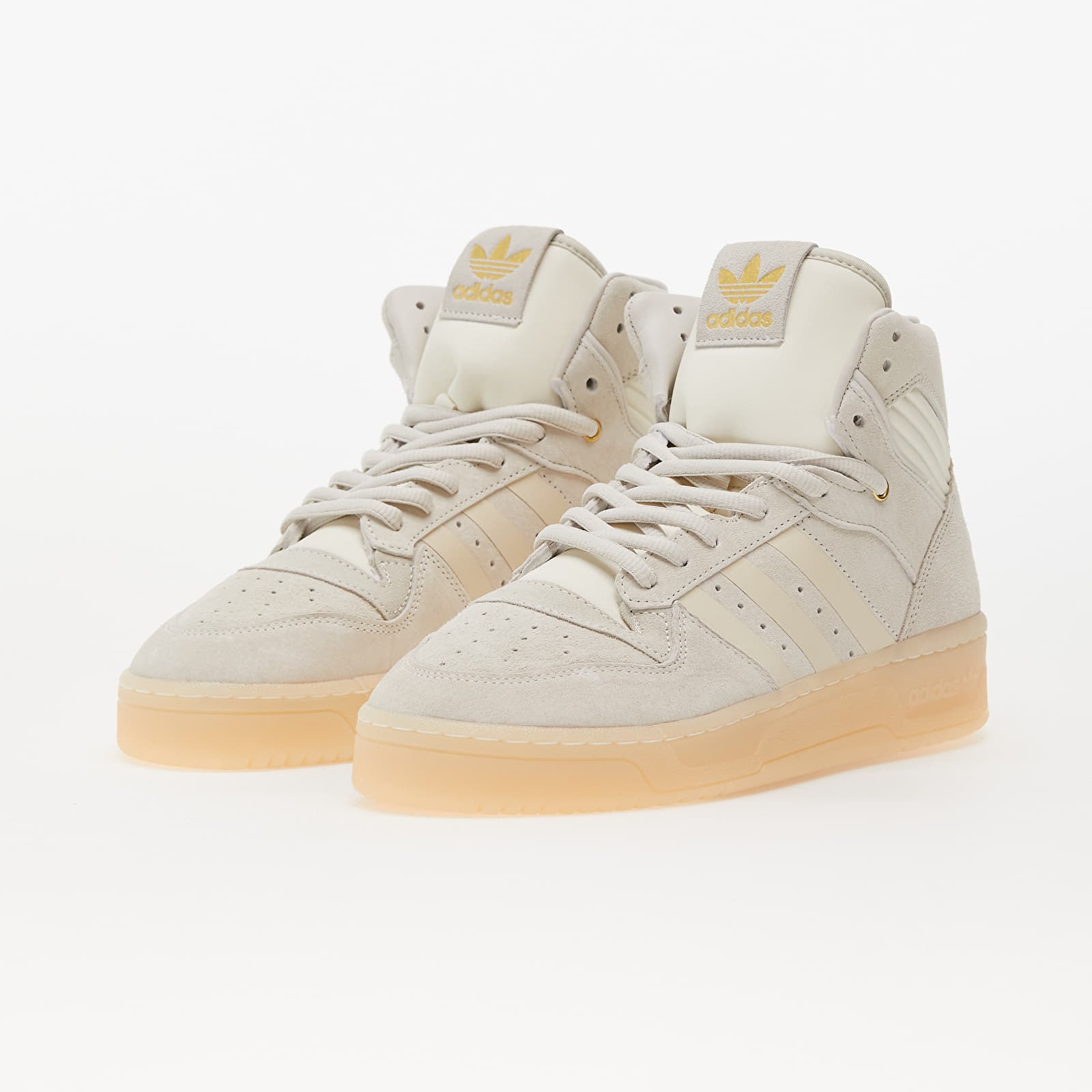 Herren Sneaker und Schuhe adidas Rivalry Hi Off White/ Core White/ Easy Yellow