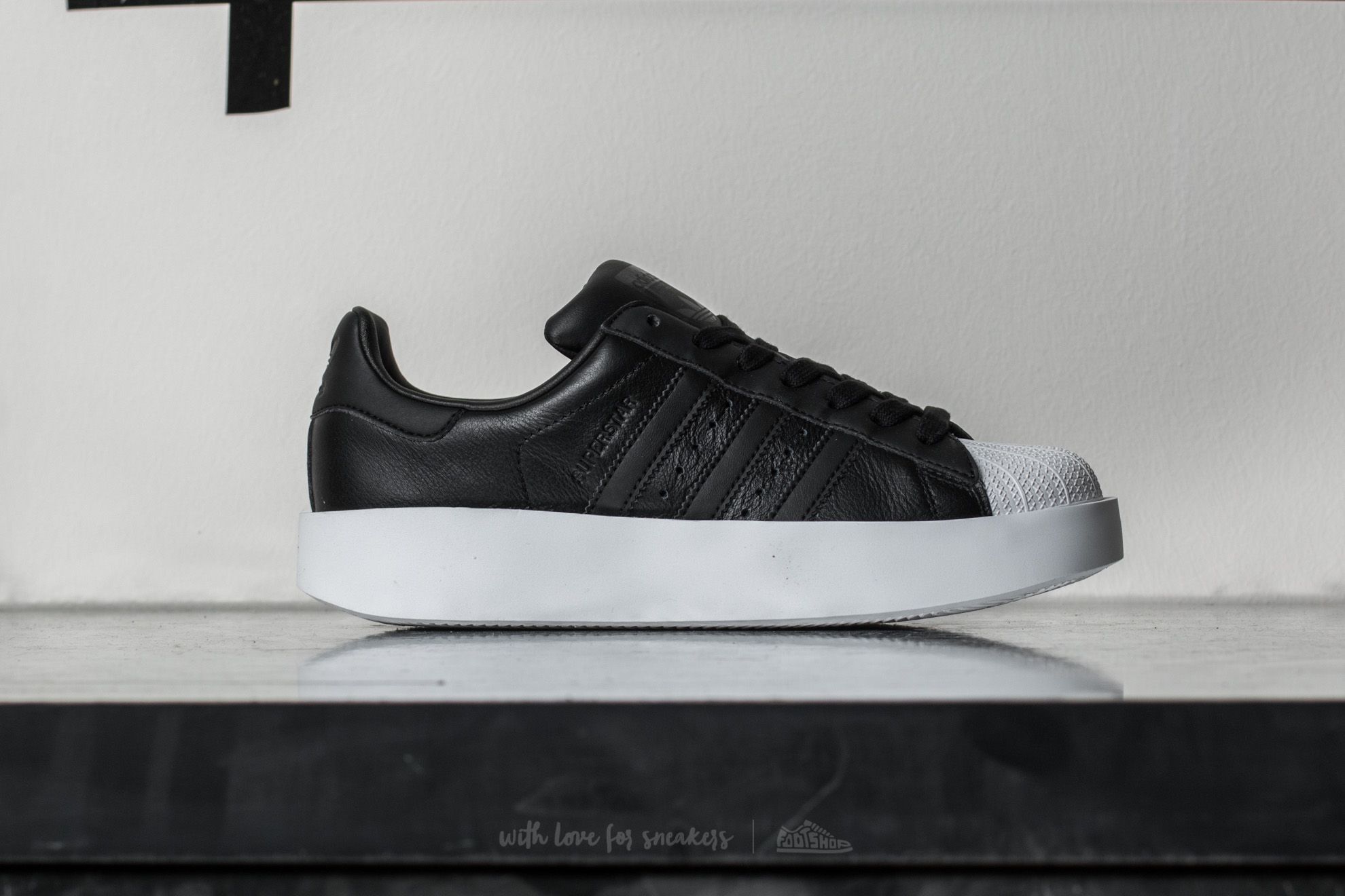 Women's shoes adidas Superstar Bold W Core Black/ Core Black/ Ftw White