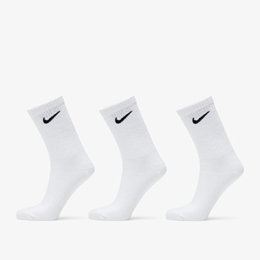 Șosete Nike Everyday Lightweight Crew Socks 3-Pack White/ Black