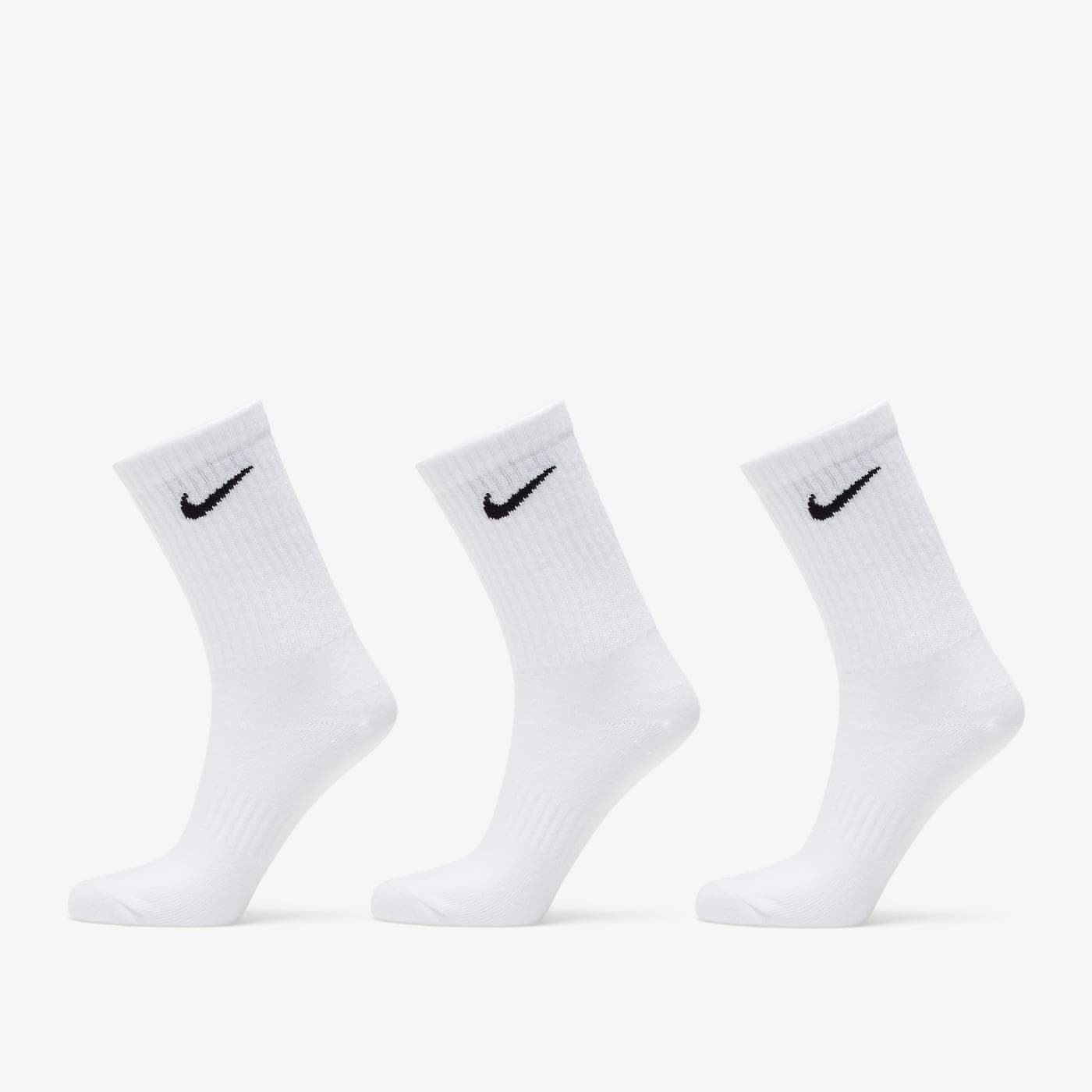 Ponožky Nike Everyday Lightweight Crew Socks 3-Pack White/ Black