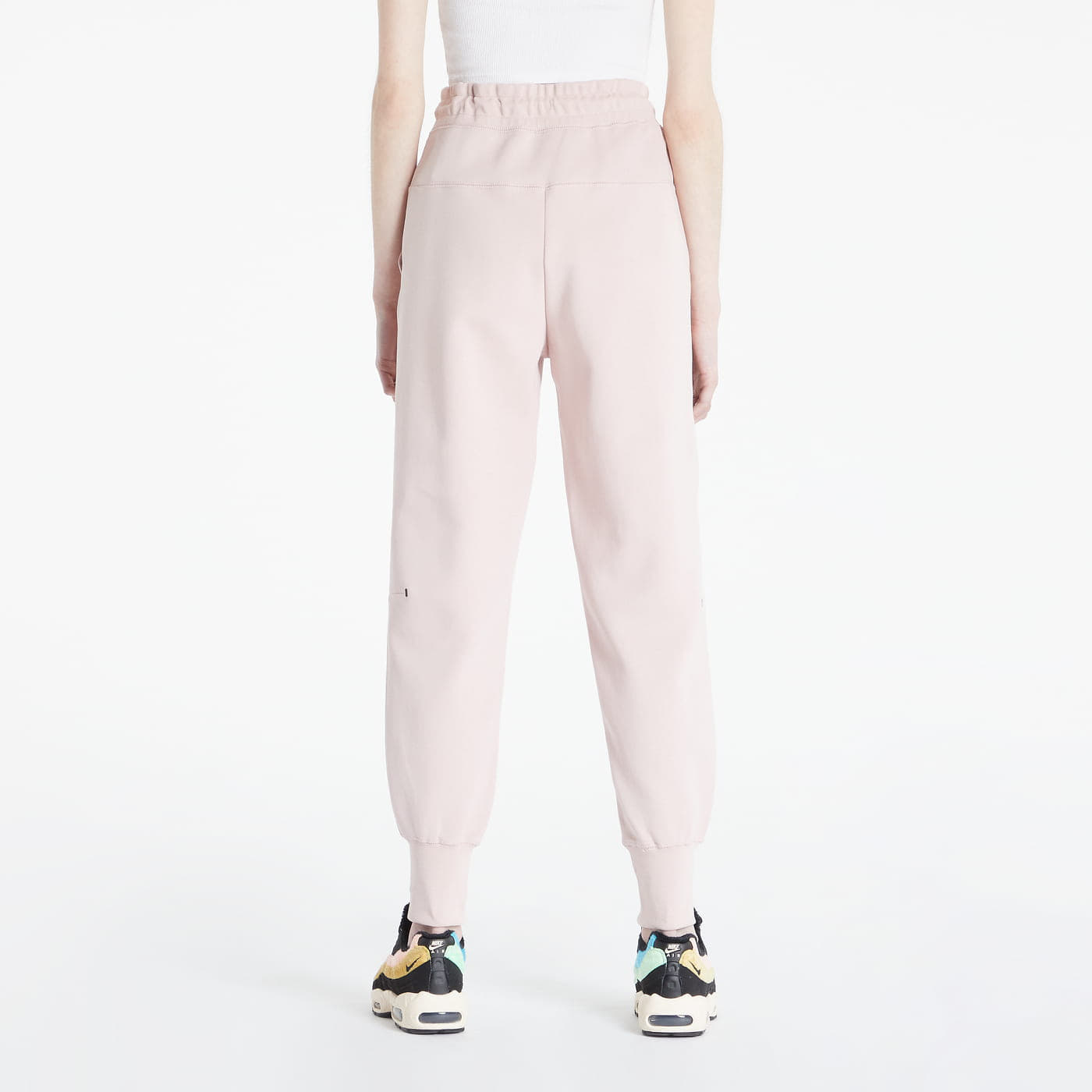 Chandal Nike Sportswear Tech Fleece Essential High-Rise Pant Pink