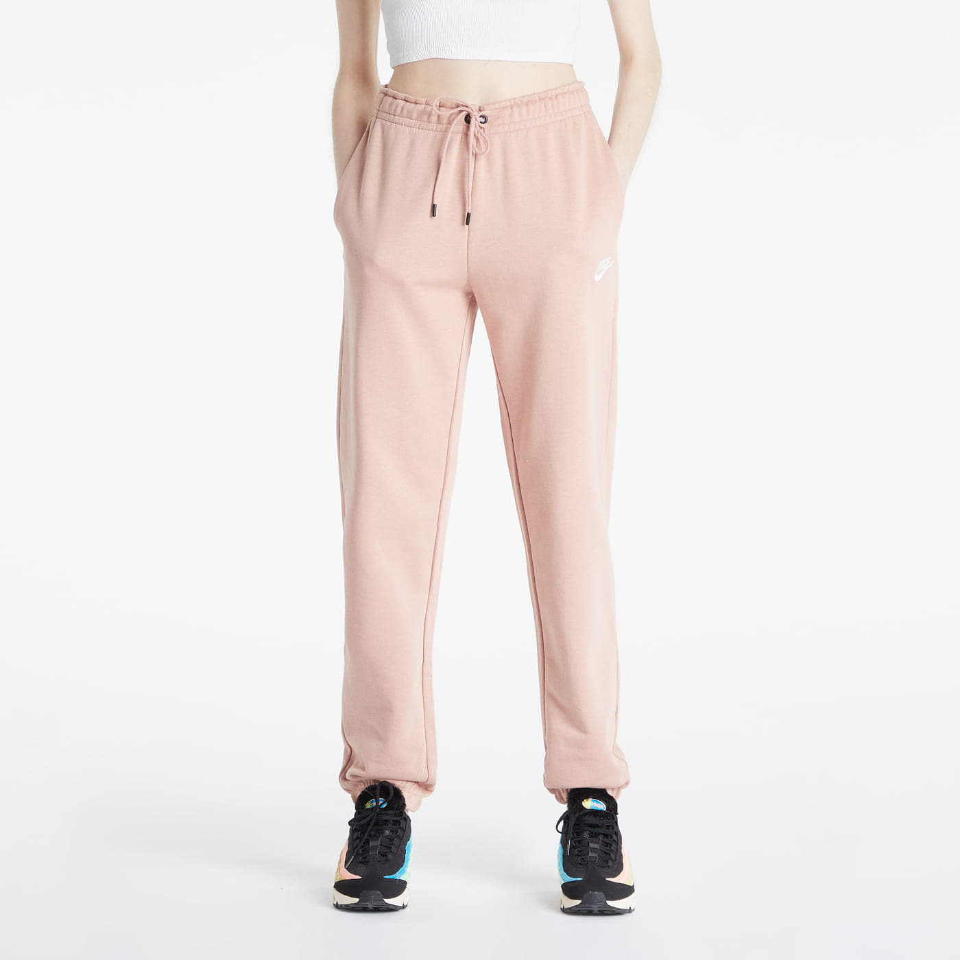 Levně Nike NSW Essentials Fleece Pant Pink