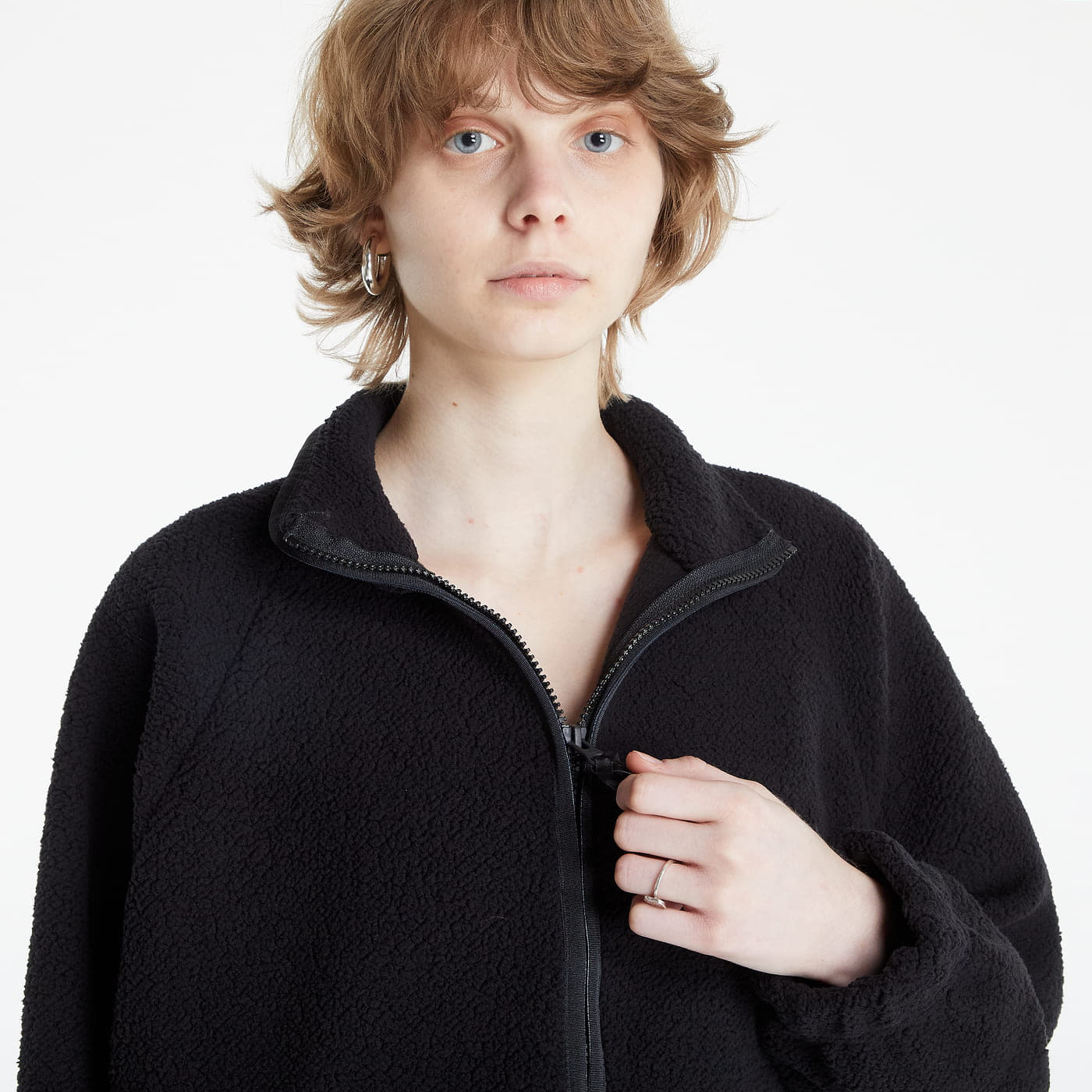 Bundy Nike Sherpa Fleece Jacket Black