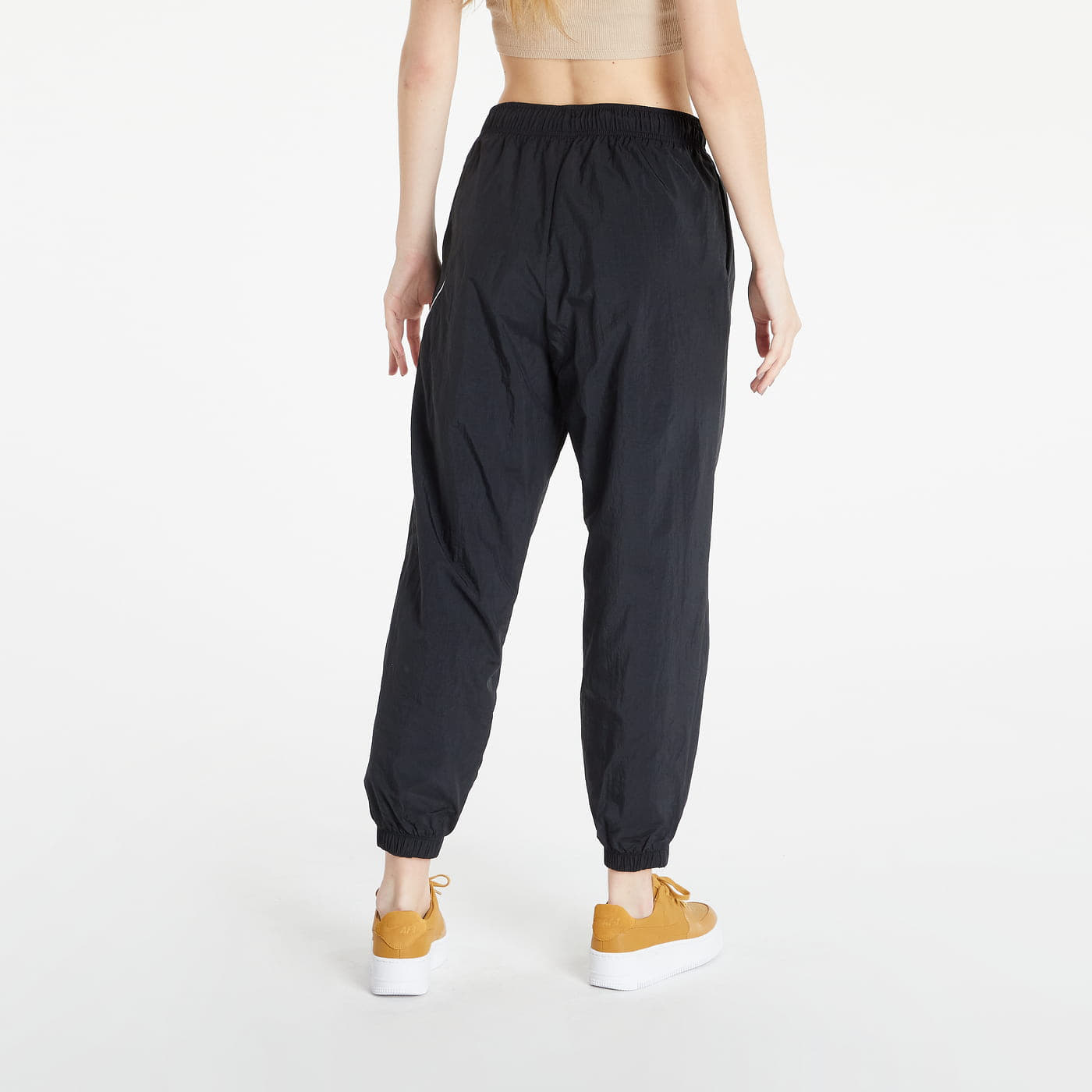 Jeans e pantaloni Nike NSW Essential Woven Medium-Rise Pants Hbr Black/ White
