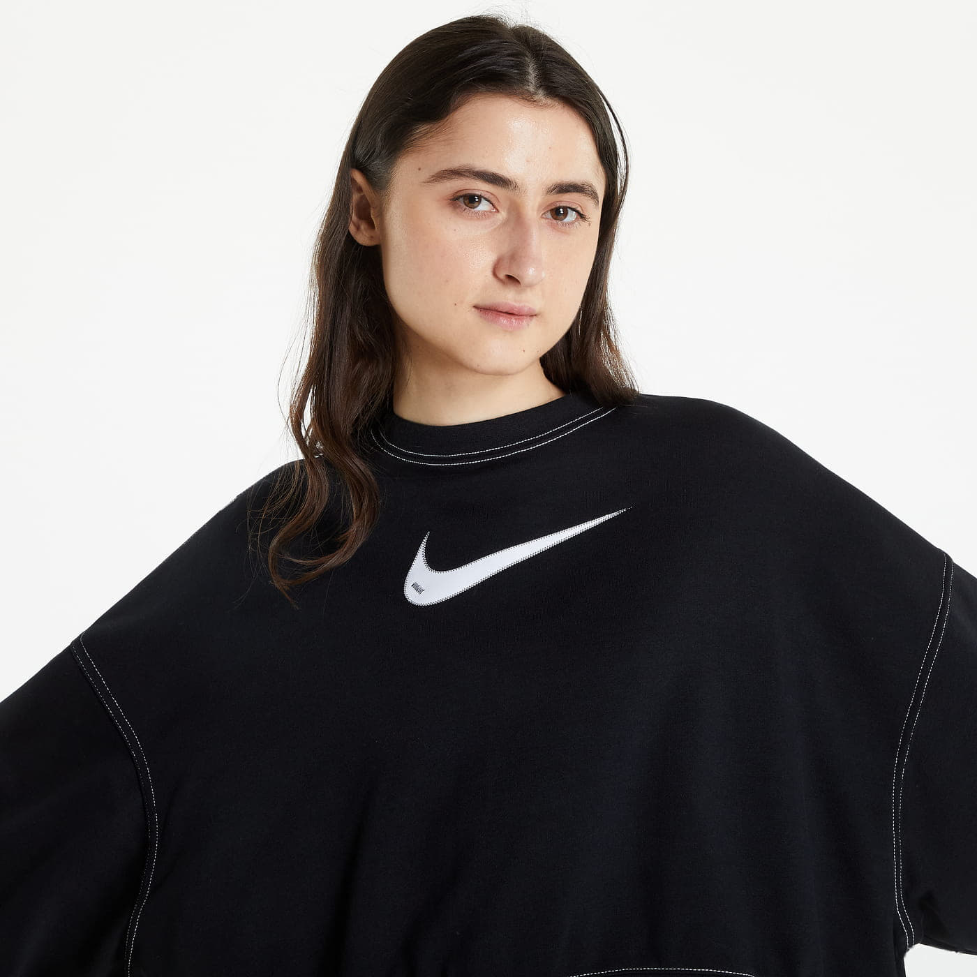 Sweatjacken und Sweatshirts Nike Cropped Sweatshirt Black