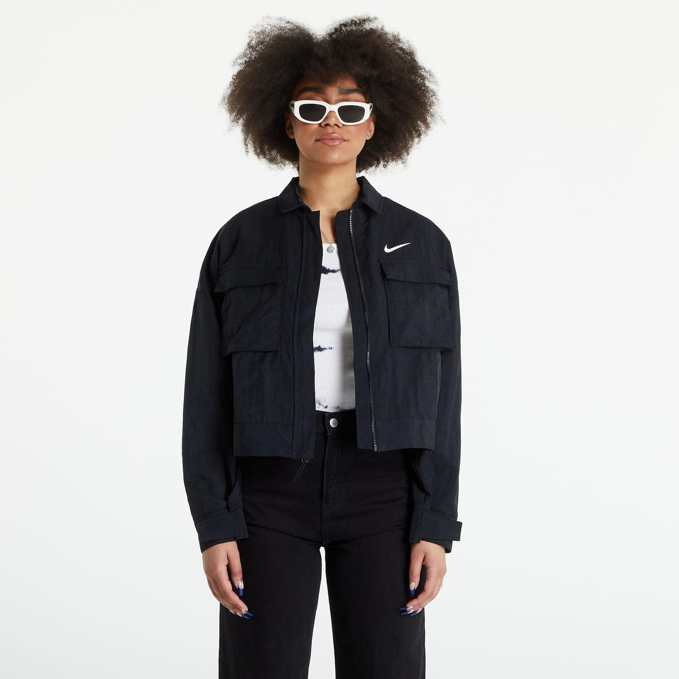 Levně Nike Sportswear Essential Jacket Black