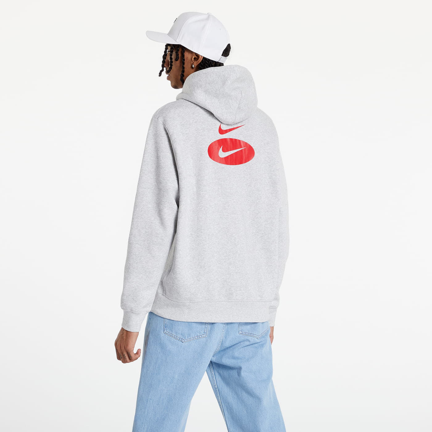 Kapucnis pulóverek és pulcsik Nike Swoosh League Brushed Back Fleece Hoodie Grey