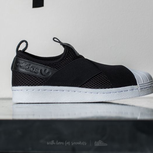 Superstar slip on dames zwart new arrivals