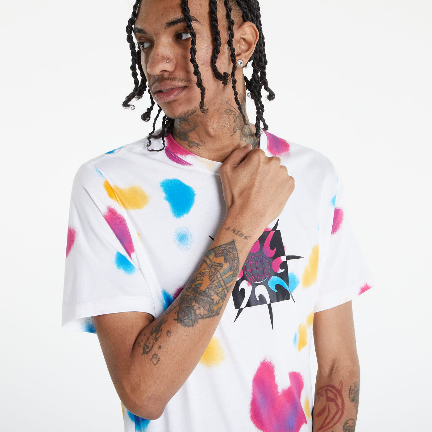 Tricouri  Nike NSW Festival Aop Tee White