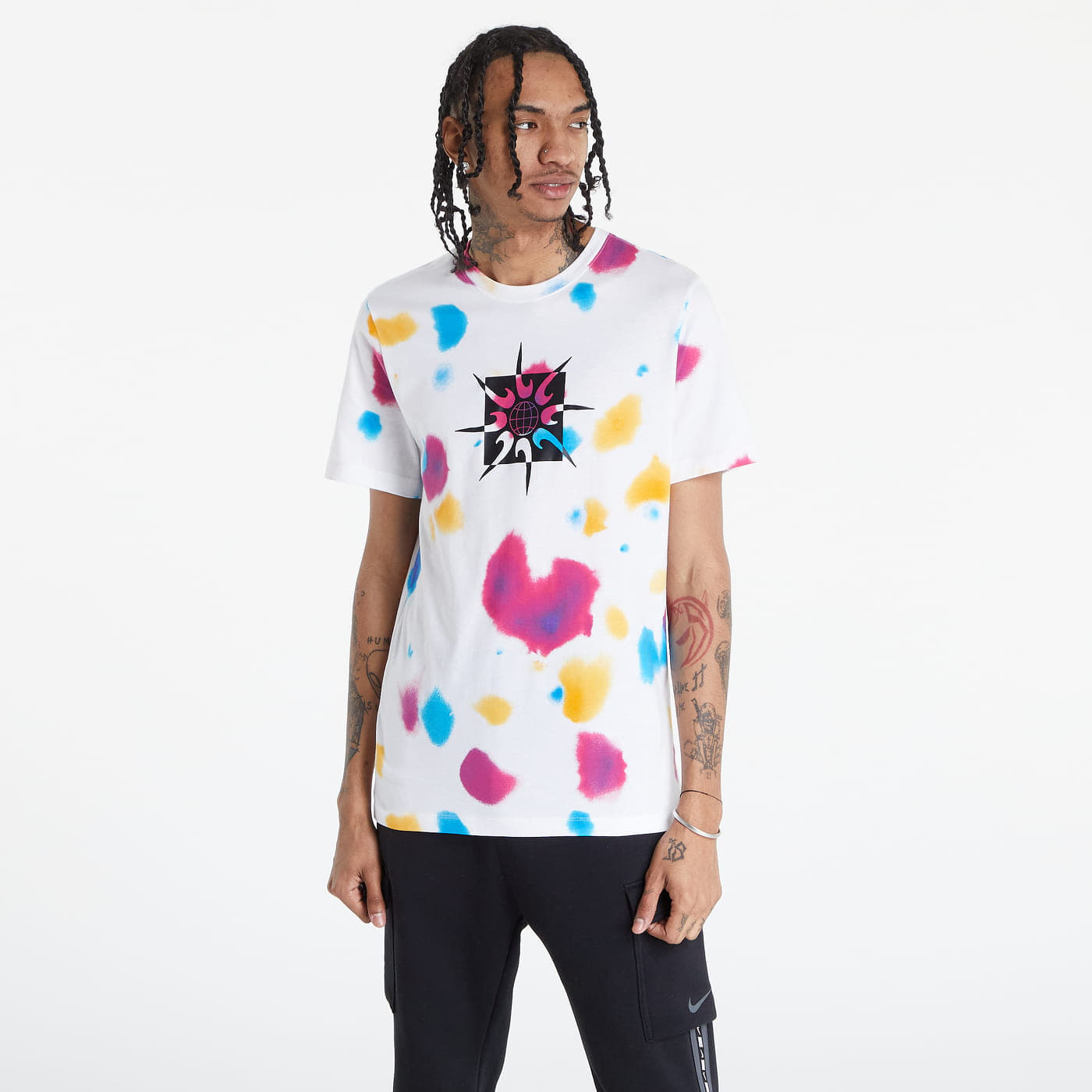 Tricouri  Nike NSW Festival Aop Tee White