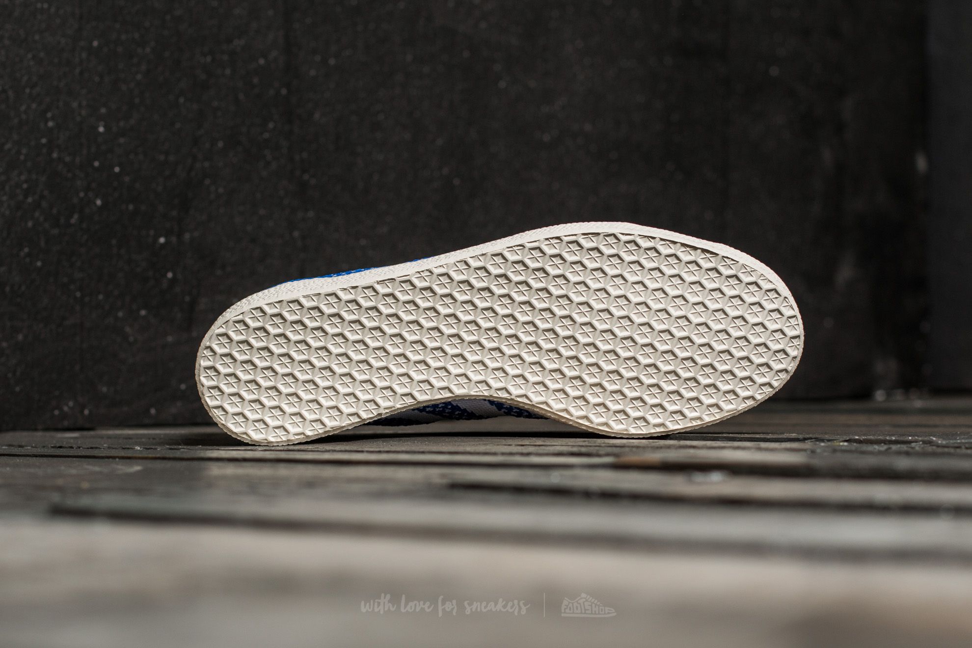 Männer adidas Gazelle Primeknit Blue/ Ftw White/ Core White