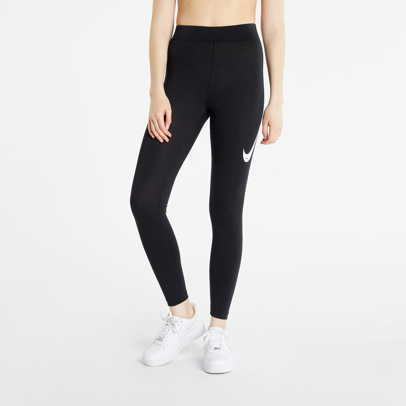 Nike - nsw over-oversized high-rise leggings black/ black/ white