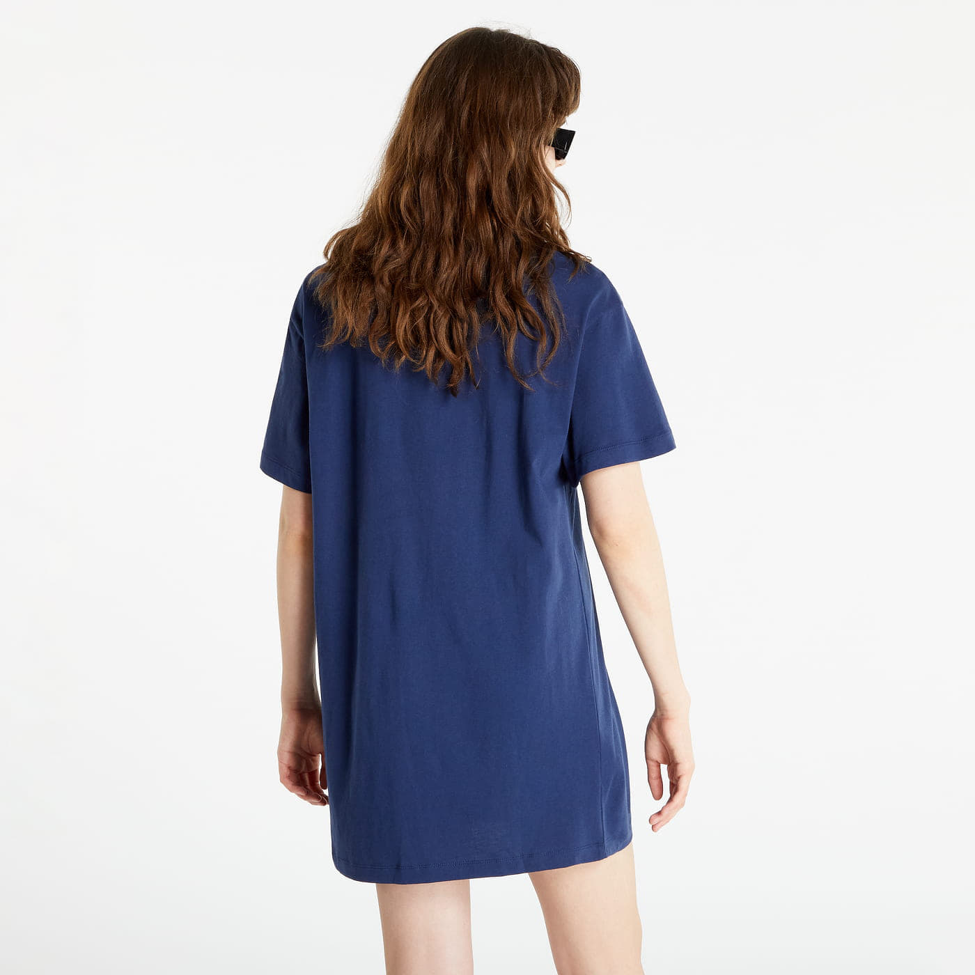 Kleider Nike Sportswear Short-Sleeve Graphic Dress Blue