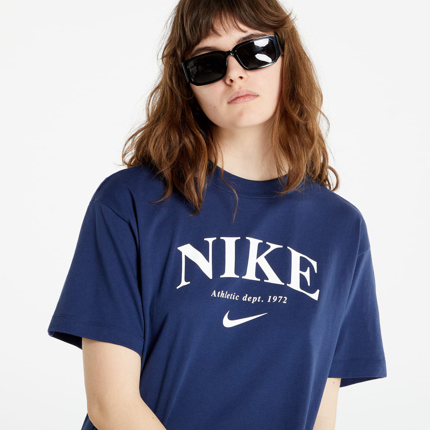 Kleider Nike Sportswear Short-Sleeve Graphic Dress Blue