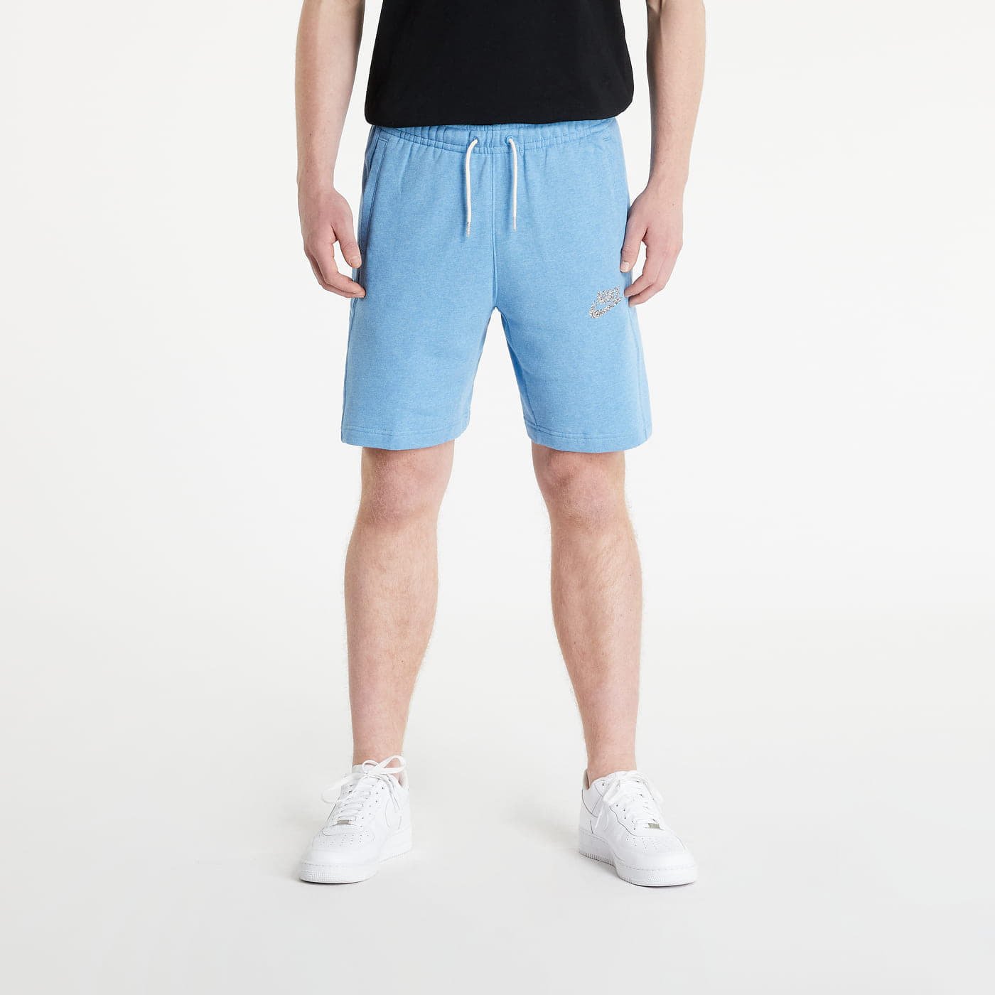 Pantaloni scurți Nike NSW Revival Fleece Shorts C Dutch Blue/ White