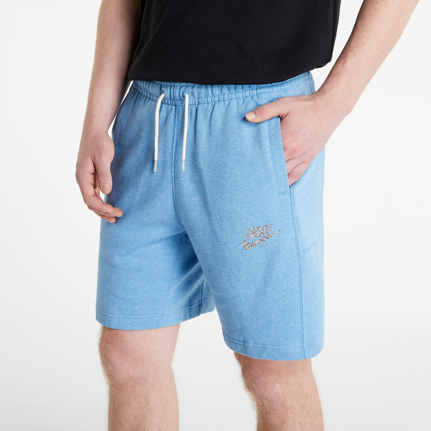 Rövidnadrágok Nike NSW Revival Fleece Shorts C Dutch Blue/ White