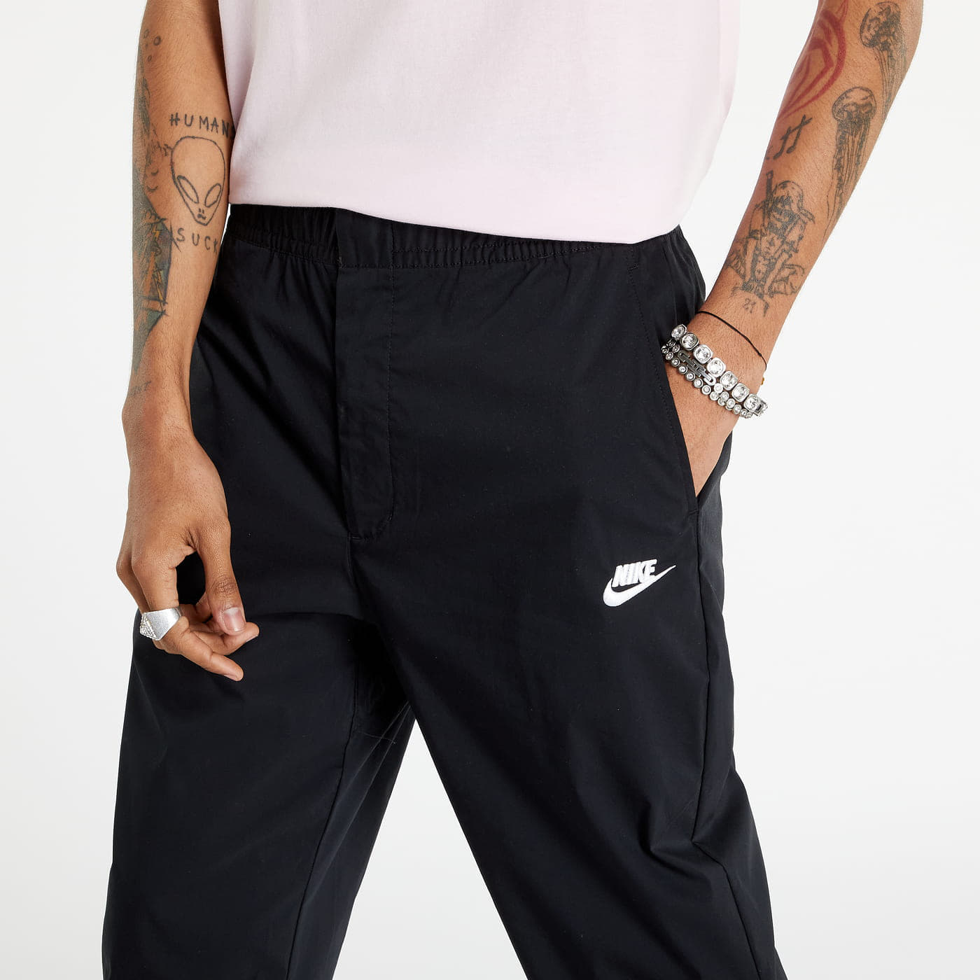 Pants Nike NSW Spe Woven Unlined Sneaker Pants Black/ White