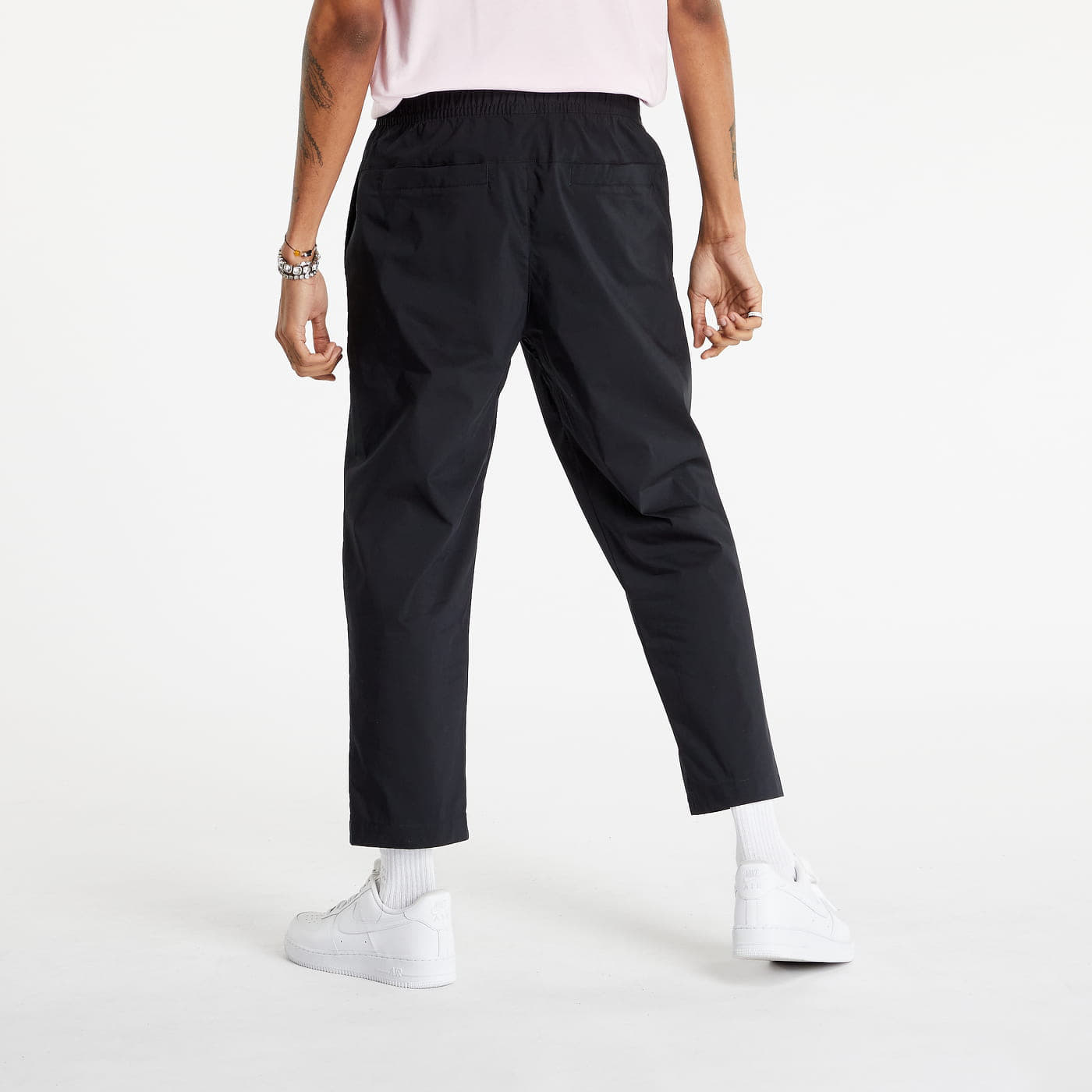 Pants and jeans Nike NSW Spe Woven Unlined Sneaker Pants Black/ White