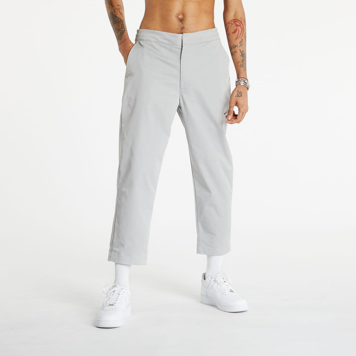 Pantalons Nike NSW Ste Woven Unlined Sneaker Pants Light Smoke Grey/ Sail/ Light Smoke Grey