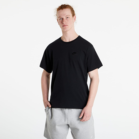 Póló Nike NSW Knit Lightweight Short Sleeve Tee Black/ Black/ Black