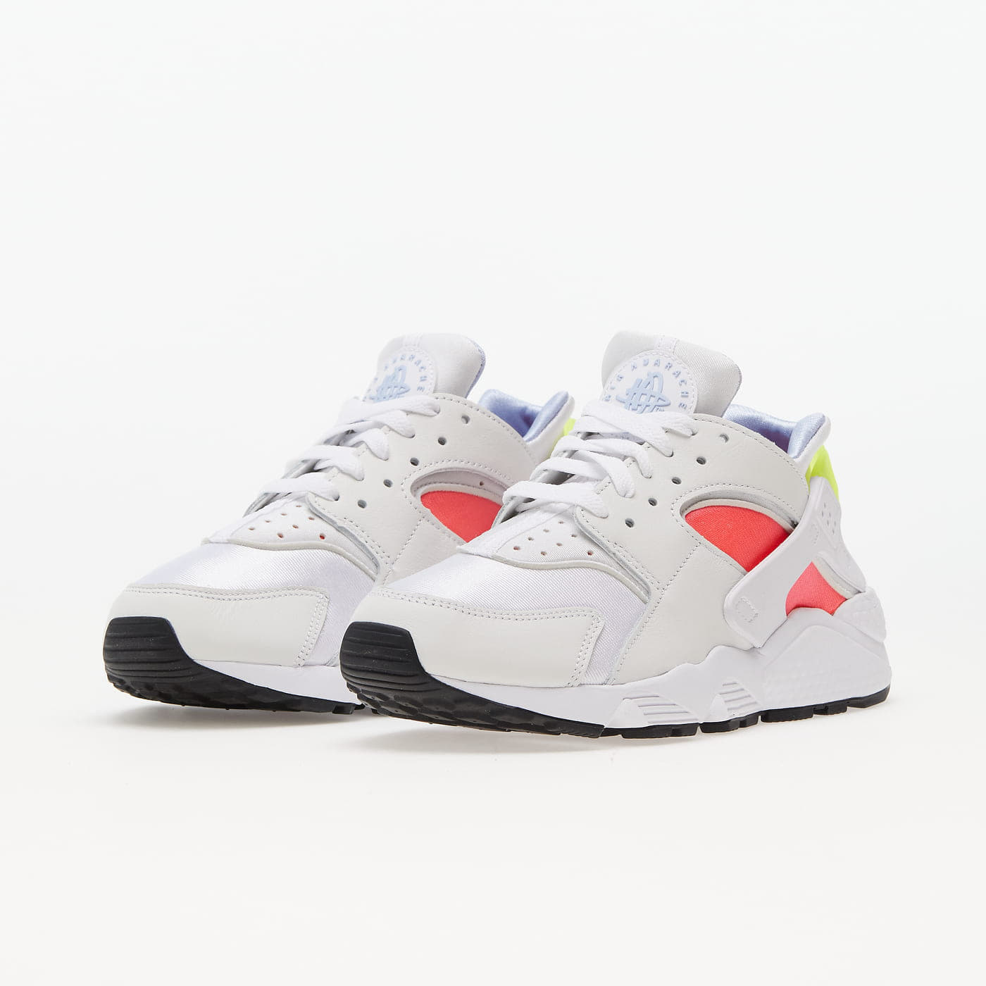Zapatillas mujer Nike W Air Huarache White/ Volt-Bright Crimson-Black