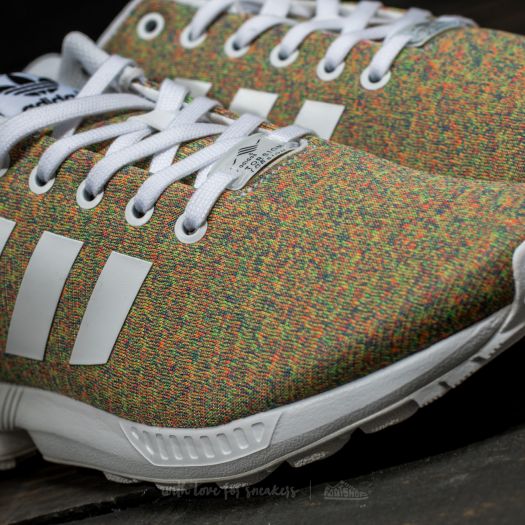 ！ラブ！ Men's shoes adidas ZX Flux Ftw White/ Ftw White/ Ftw White