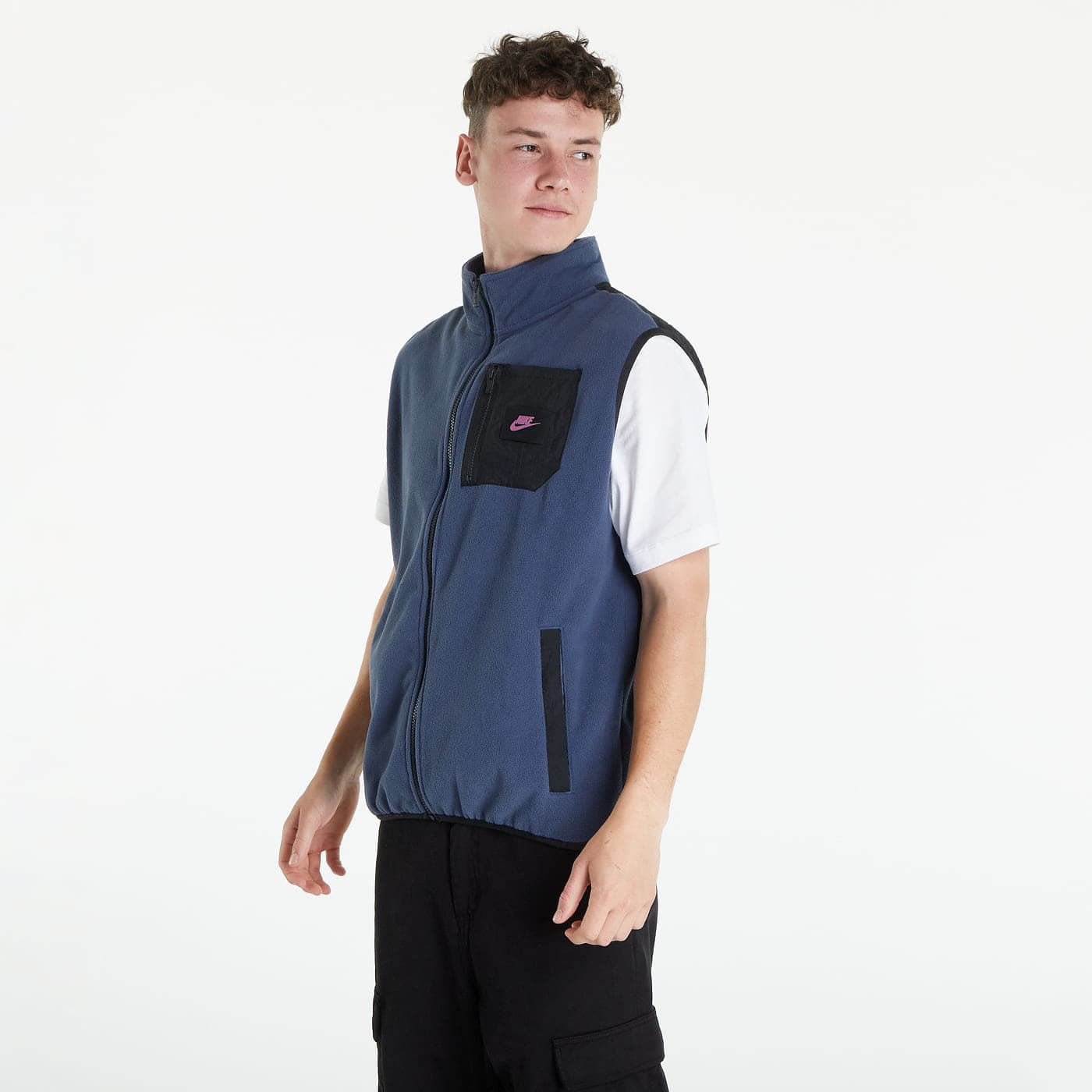 Veste Nike NSW THERMA-FIT Polar Fleece Vest Thunder Blue/ Black