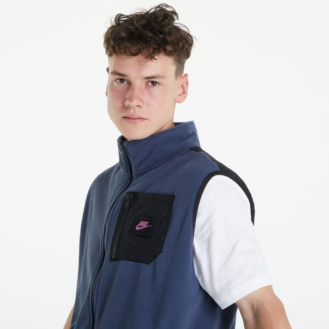 Veste Nike NSW THERMA-FIT Polar Fleece Vest Thunder Blue/ Black