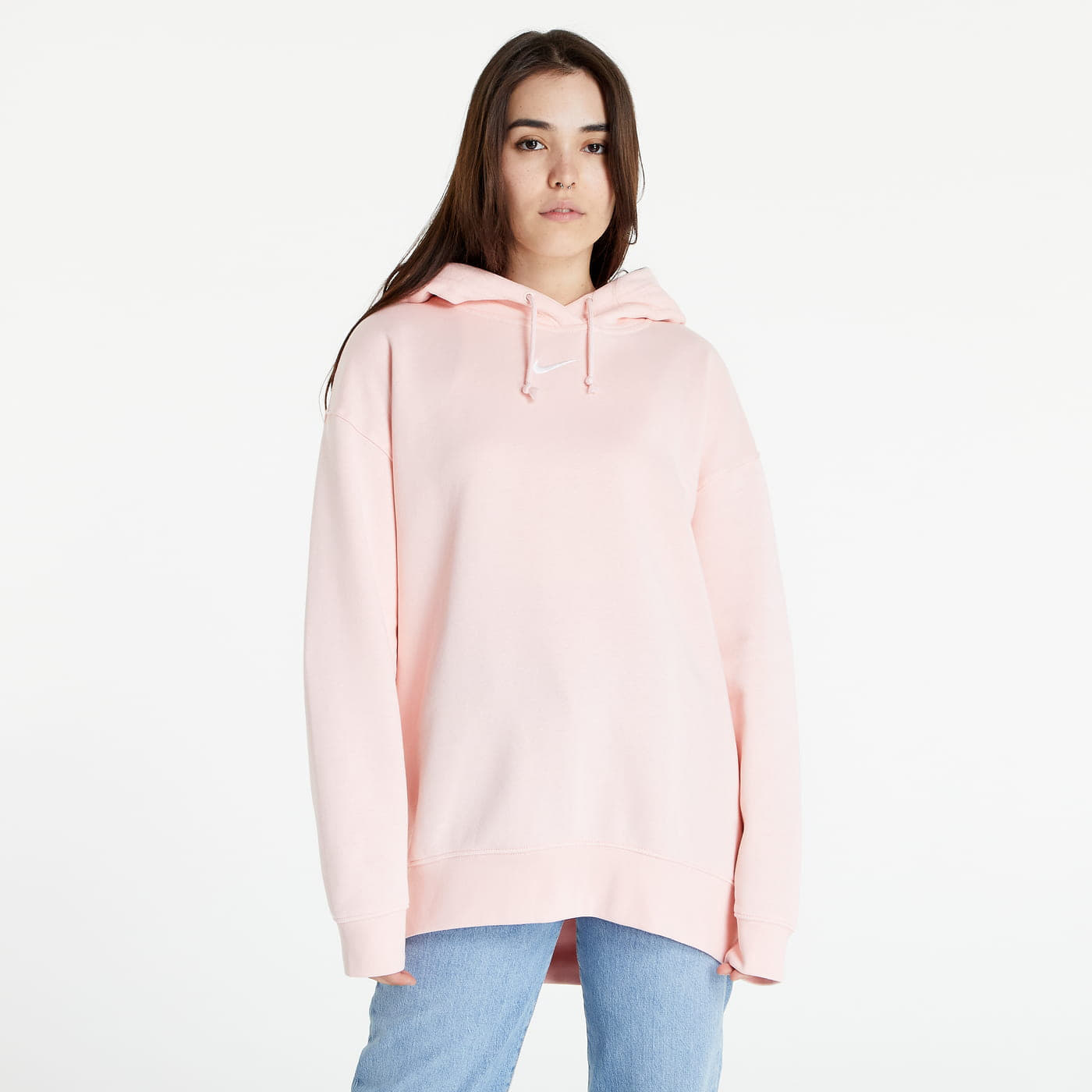 Hoodies and sweatshirts Nike NSW Essential Clctn Fleece Oversized Hoodie Atmosphere/ White