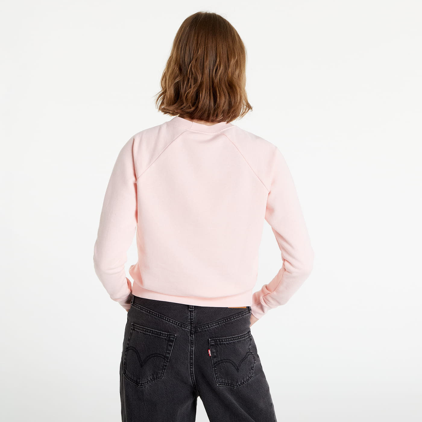 Hanorace Nike NSW Essential Fleece Crew Atmosphere/ White