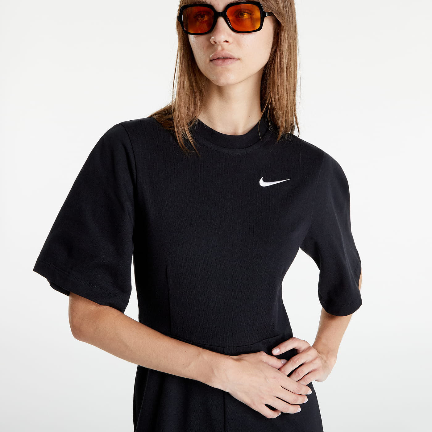 Salopete Nike NSW Jersey Jumpsuit Black/ White