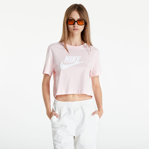Nike pink and white shirt on sale