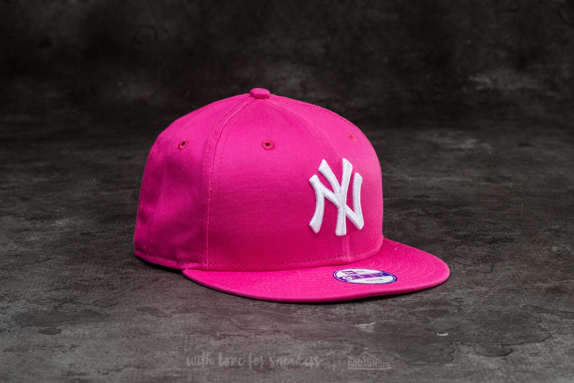 Caps New Era 9Fifty Youth MLB Basic New York Yankees Cap Pink/ White