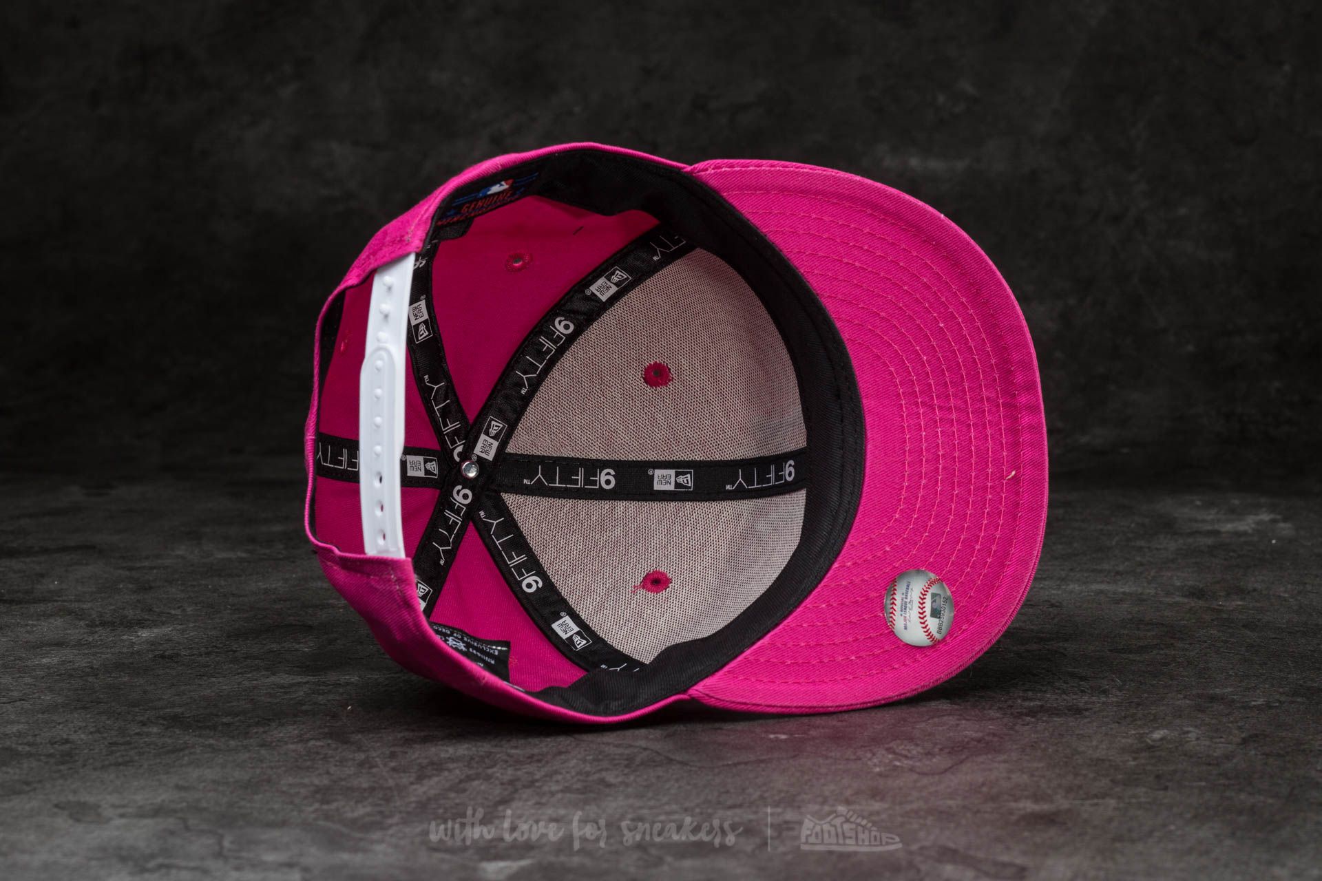 Caps New Era 9Fifty Youth MLB Basic New York Yankees Cap Pink/ White