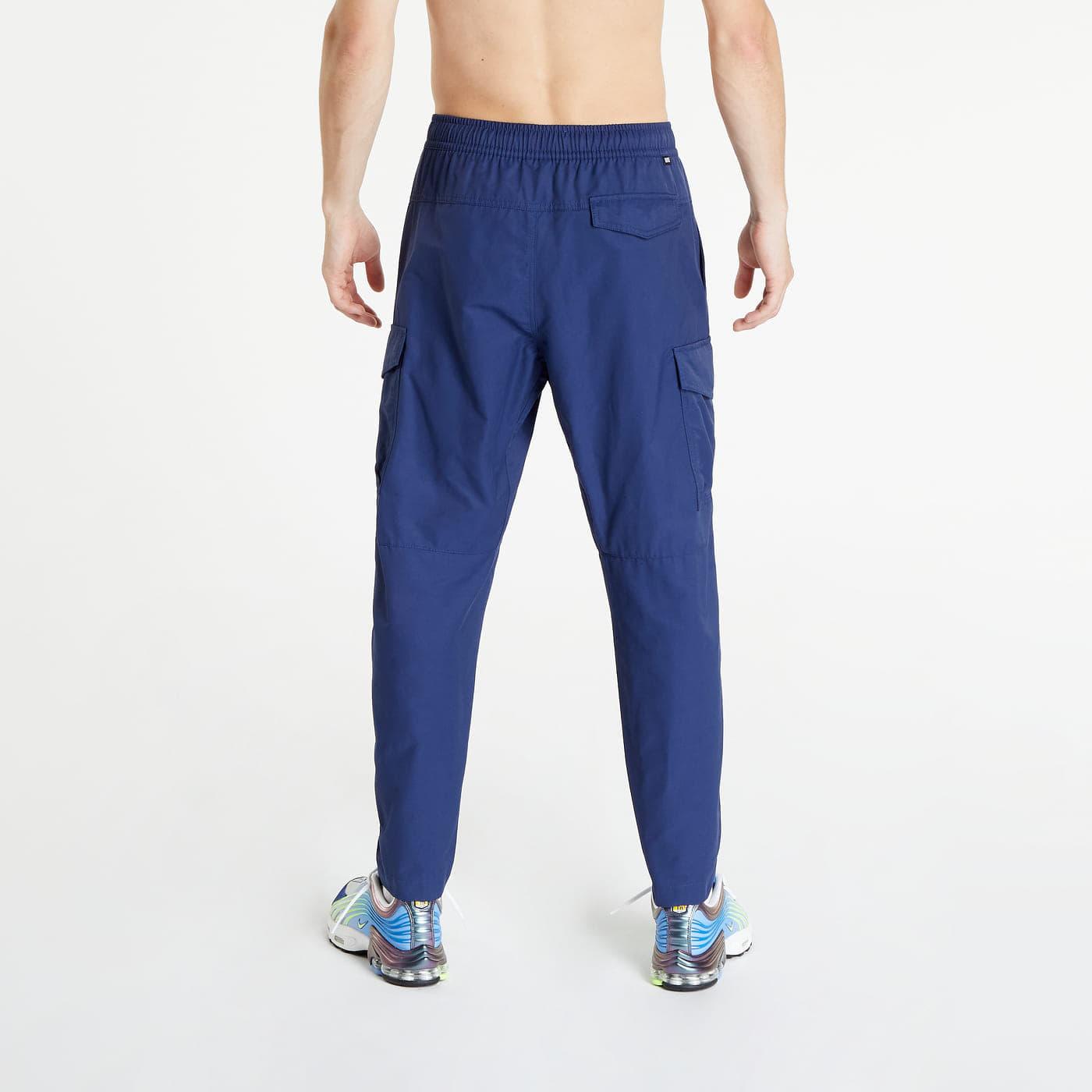 Pantalons cargo Nike NSW Woven Unlined Utility Cargo Pants Midnight Navy/ White