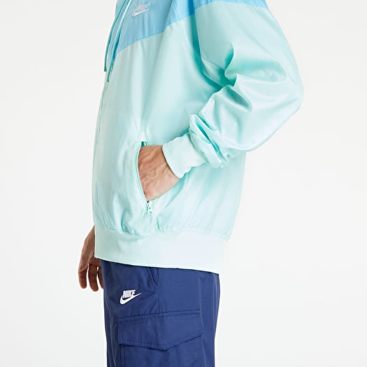 Teal on sale windbreaker nike