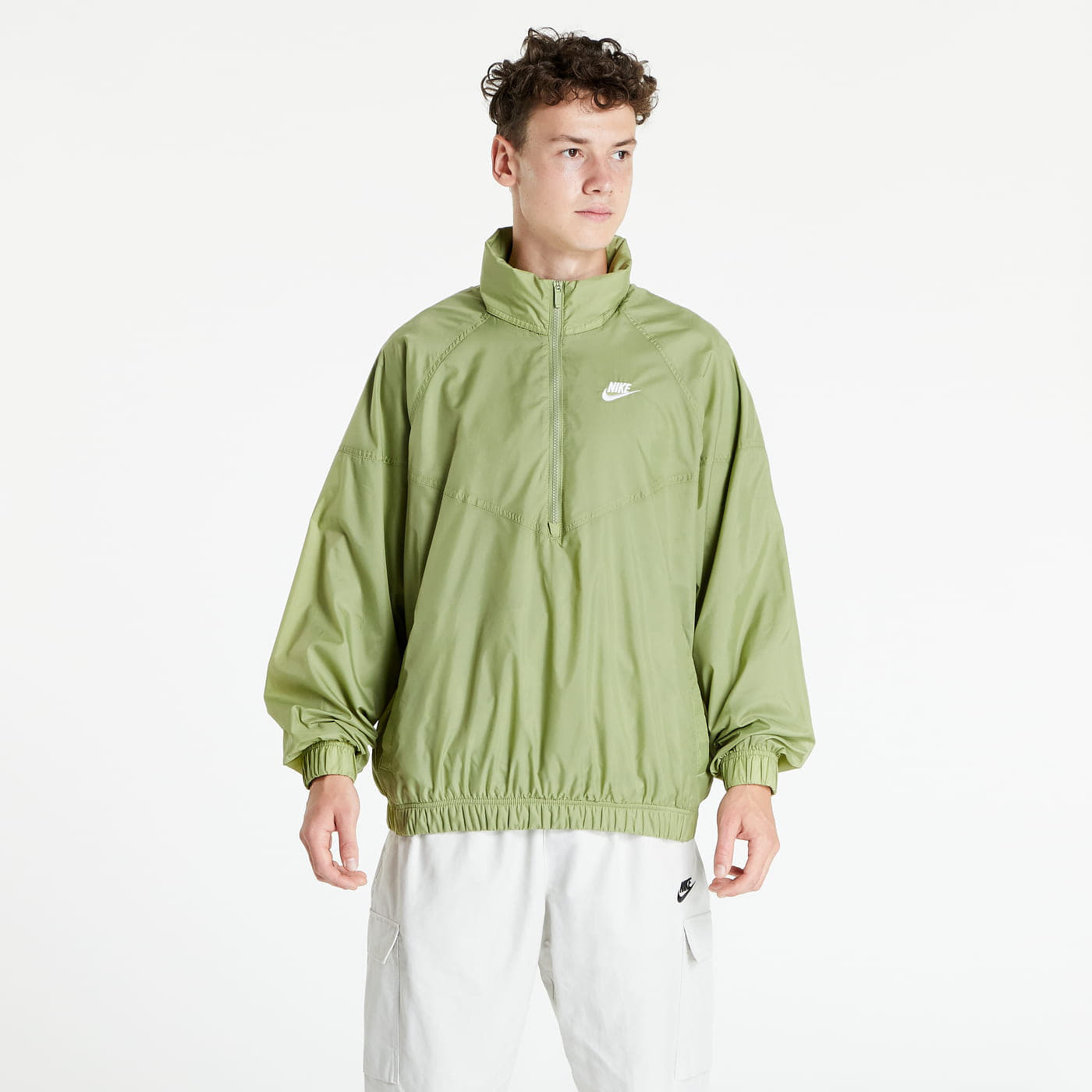 Nike green and white windbreaker clearance
