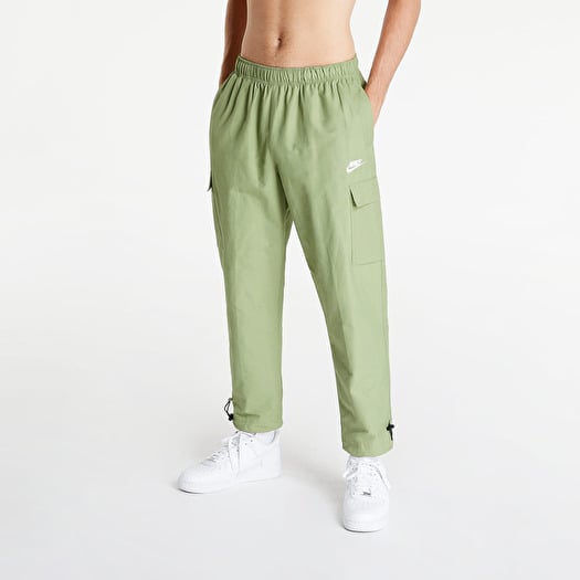 Nylon Track Pants Nike Sportswear Repeat Woven Trousers Green Footshop