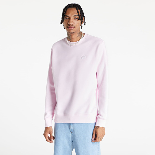 Hoodies and sweatshirts Nike Sportswear Club Fleece Crew Neck Pink Footshop