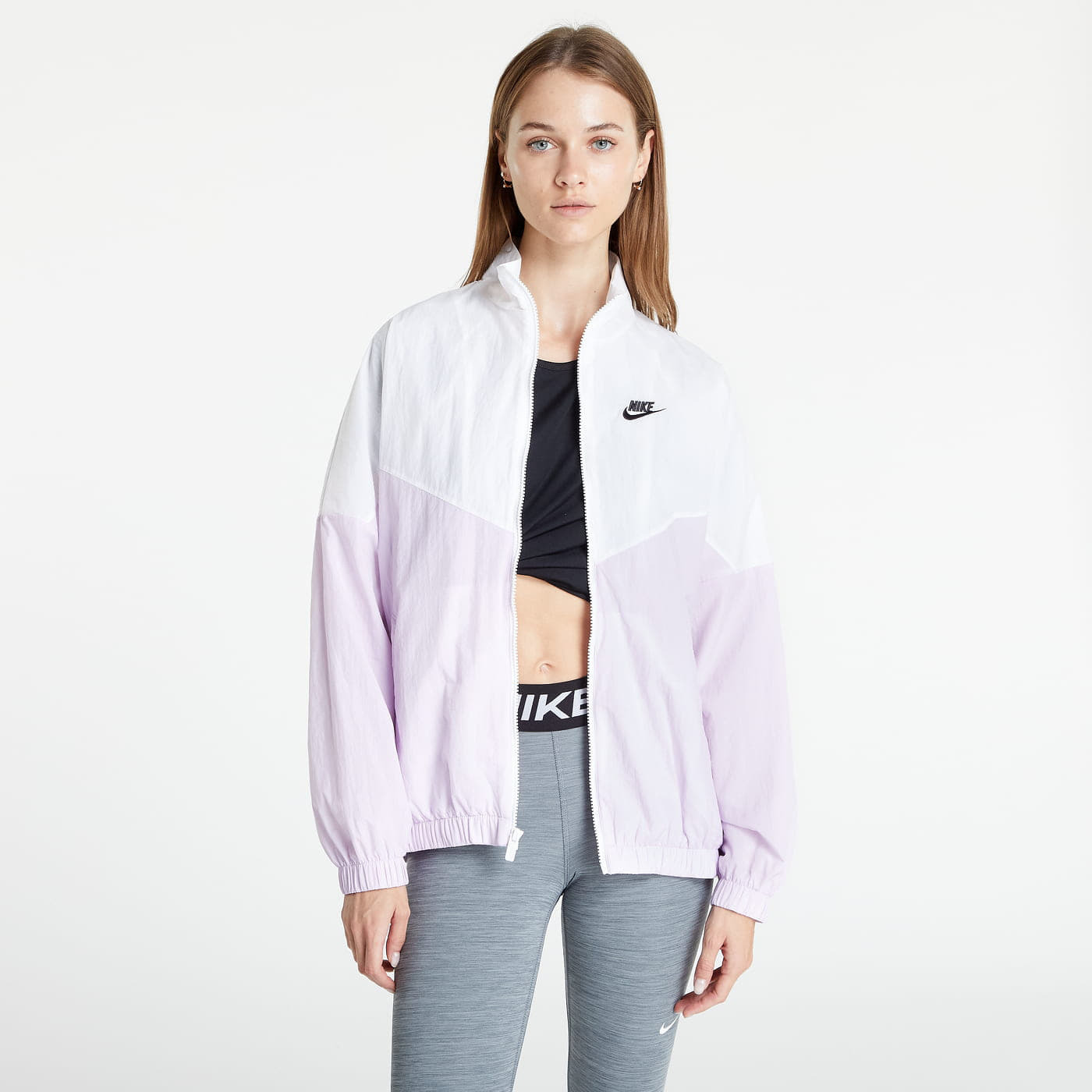 Nike Sportswear Windrunner Jacket White/ Purple
