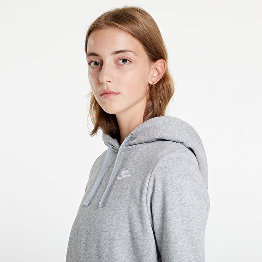 nike sportswear club hoodie grey
