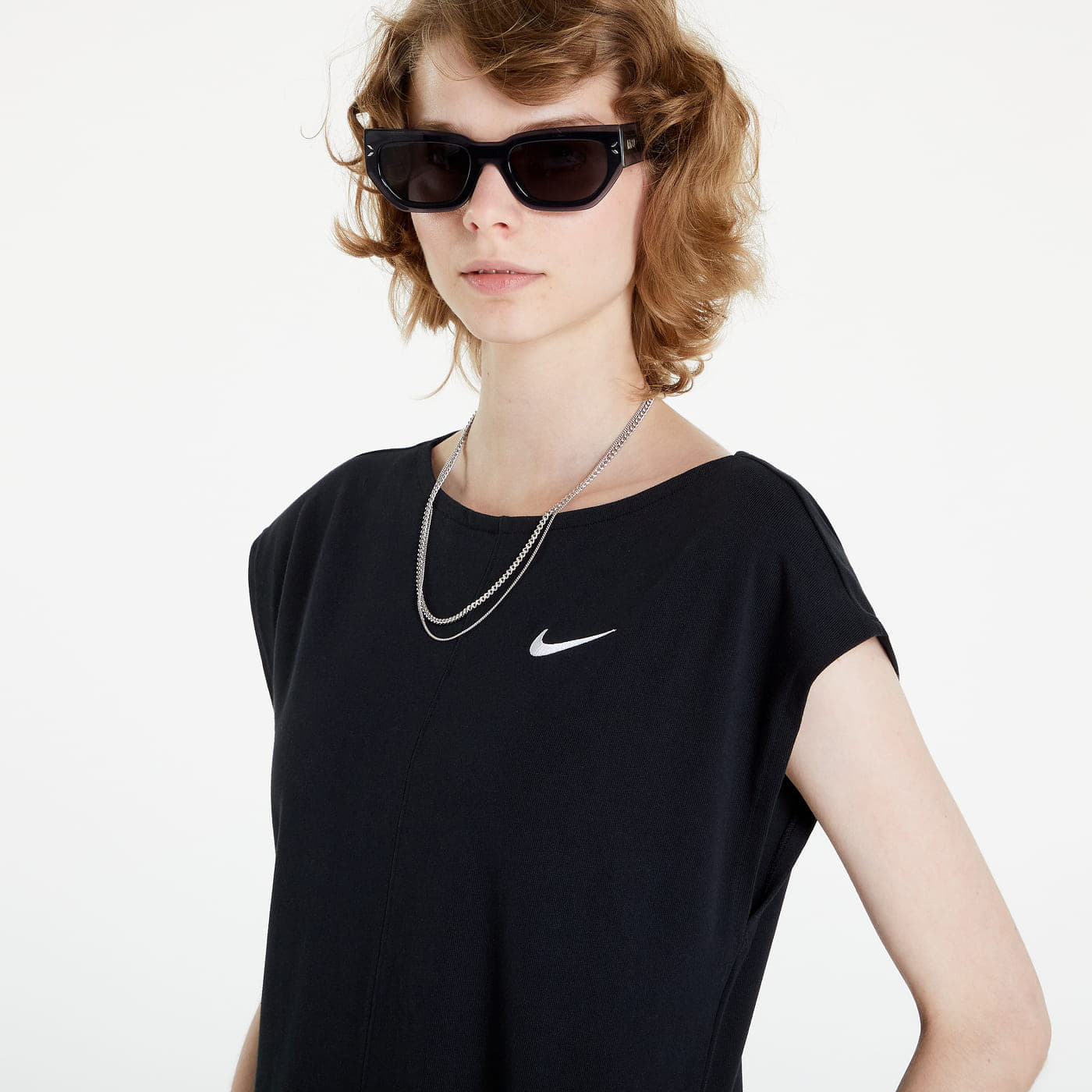 Suknelė Nike Women's Short-Sleeve Midi Dress Black
